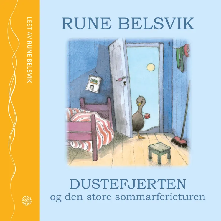 Omslag Dustefjerten og den store sommarferieturen av Rune Belsvik (Lydbok)