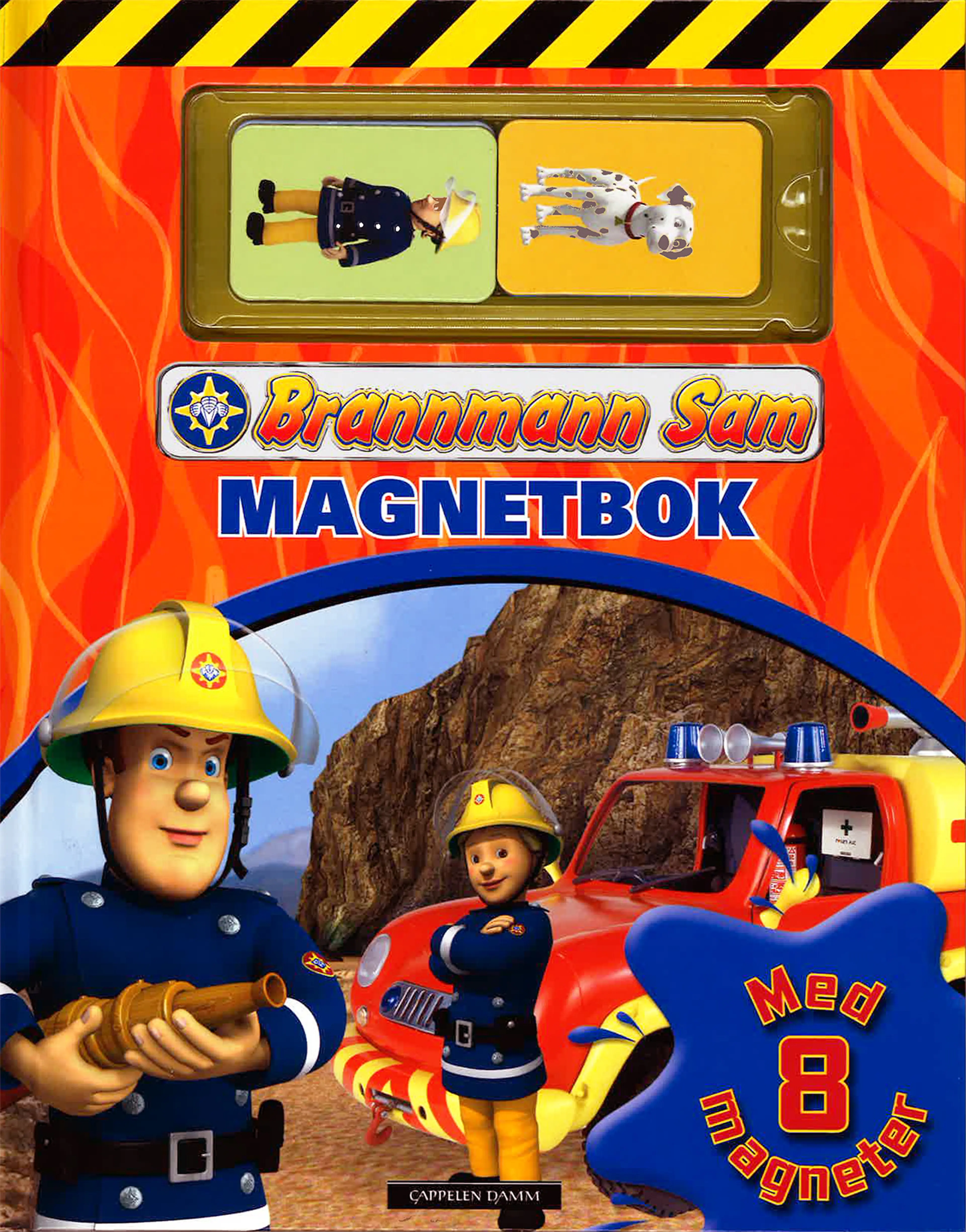 Omslag Brannmann Sam Magnetbok (Innbundet)