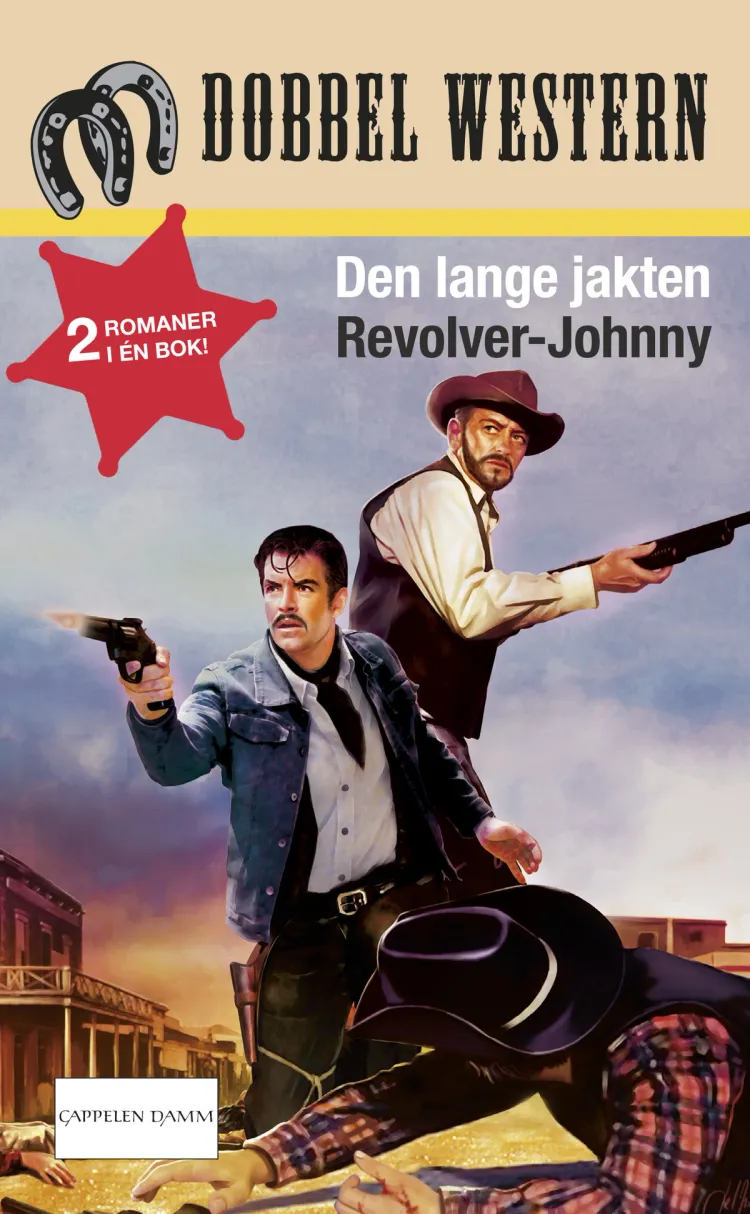 Omslag Den lange jakten/Revolver-Johnny av Jackson  Cole/Jack Borg (Heftet)