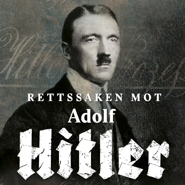 Omslag Rettssaken mot Adolf Hitler av David King (Lydbok)