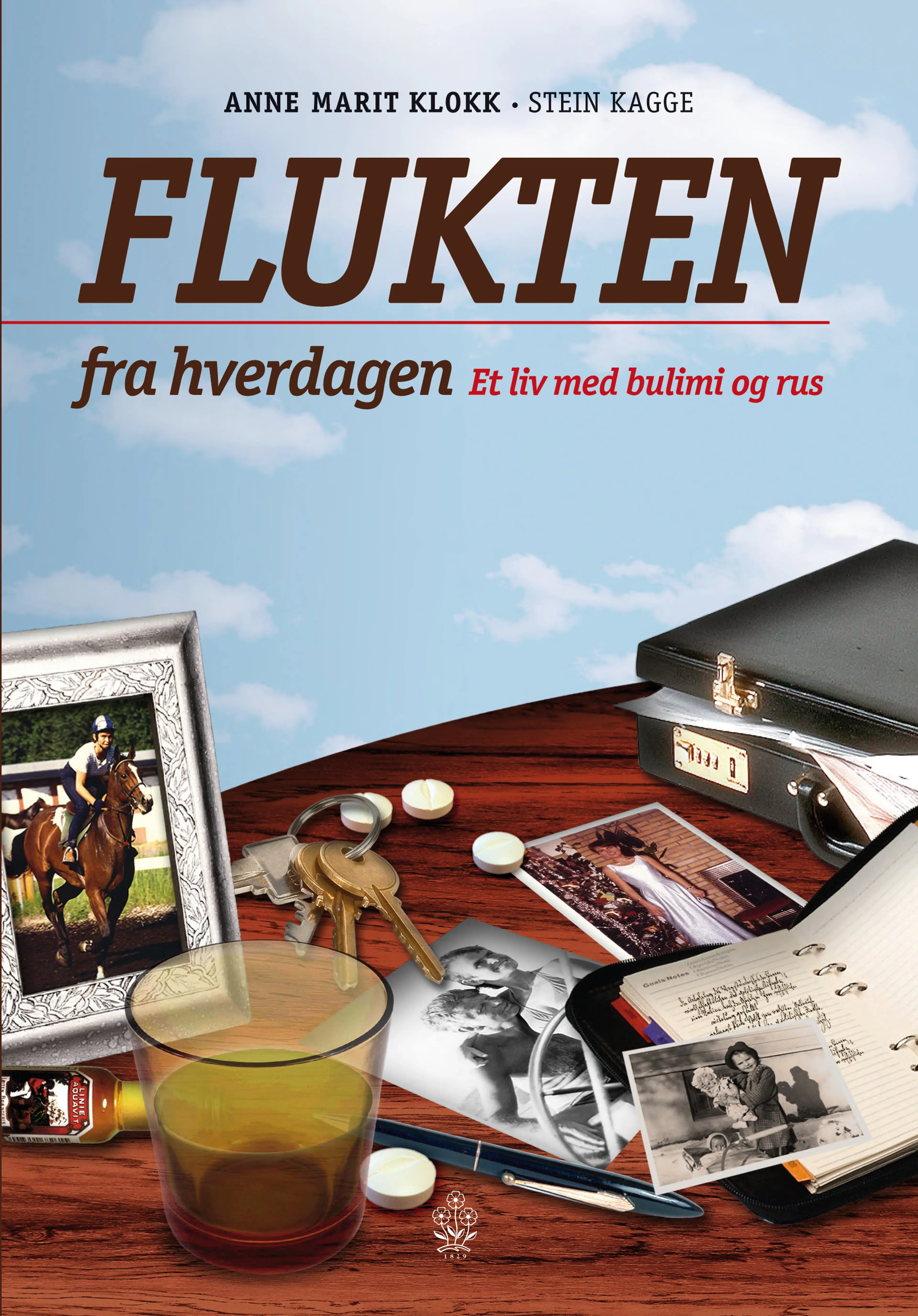Omslag Flukten fra hverdagen av Anne Marit Klokk og Stein Kagge (Innbundet)