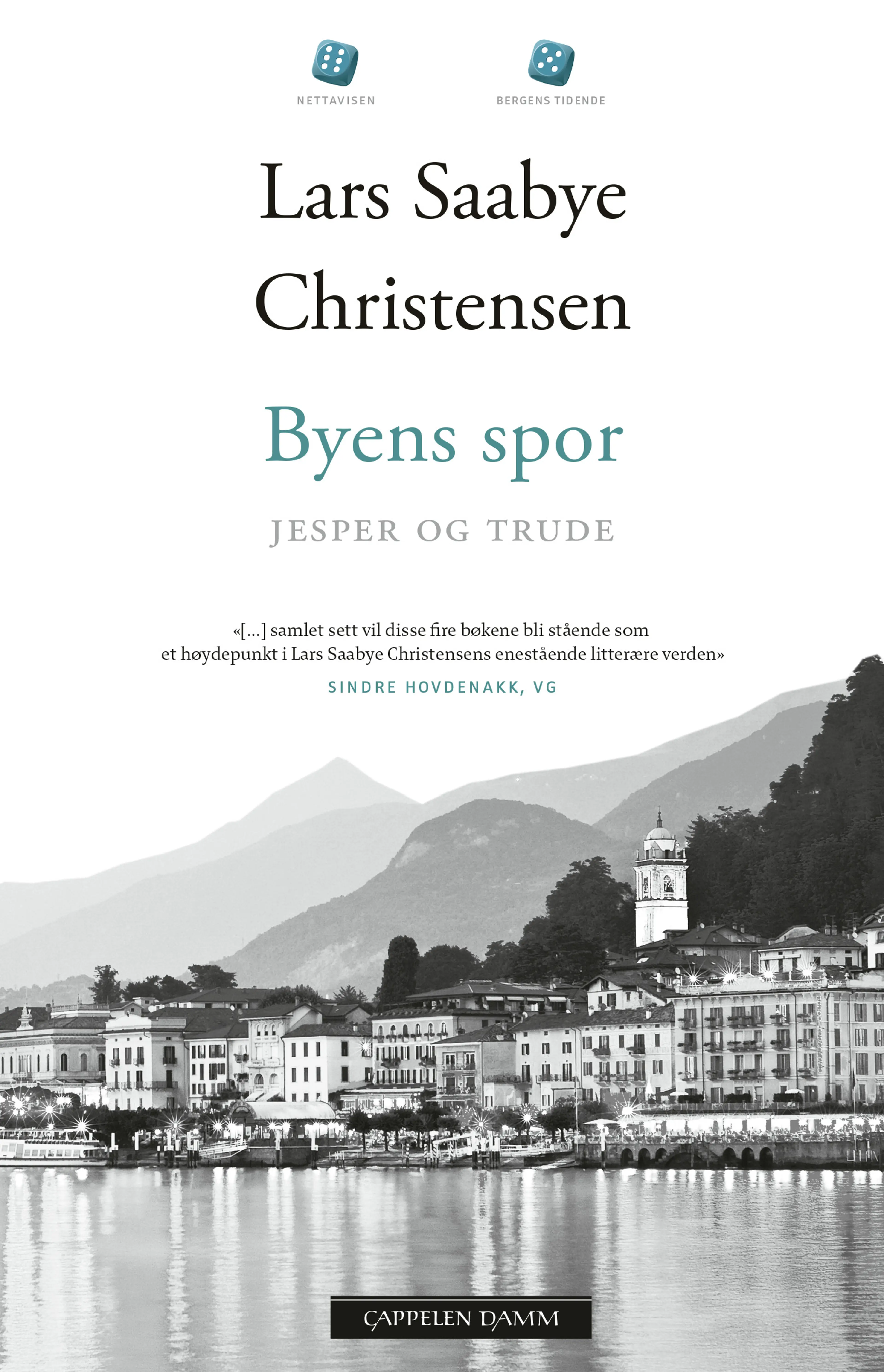 Omslag Byens spor - Jesper og Trude av Lars Saabye Christensen (Heftet)