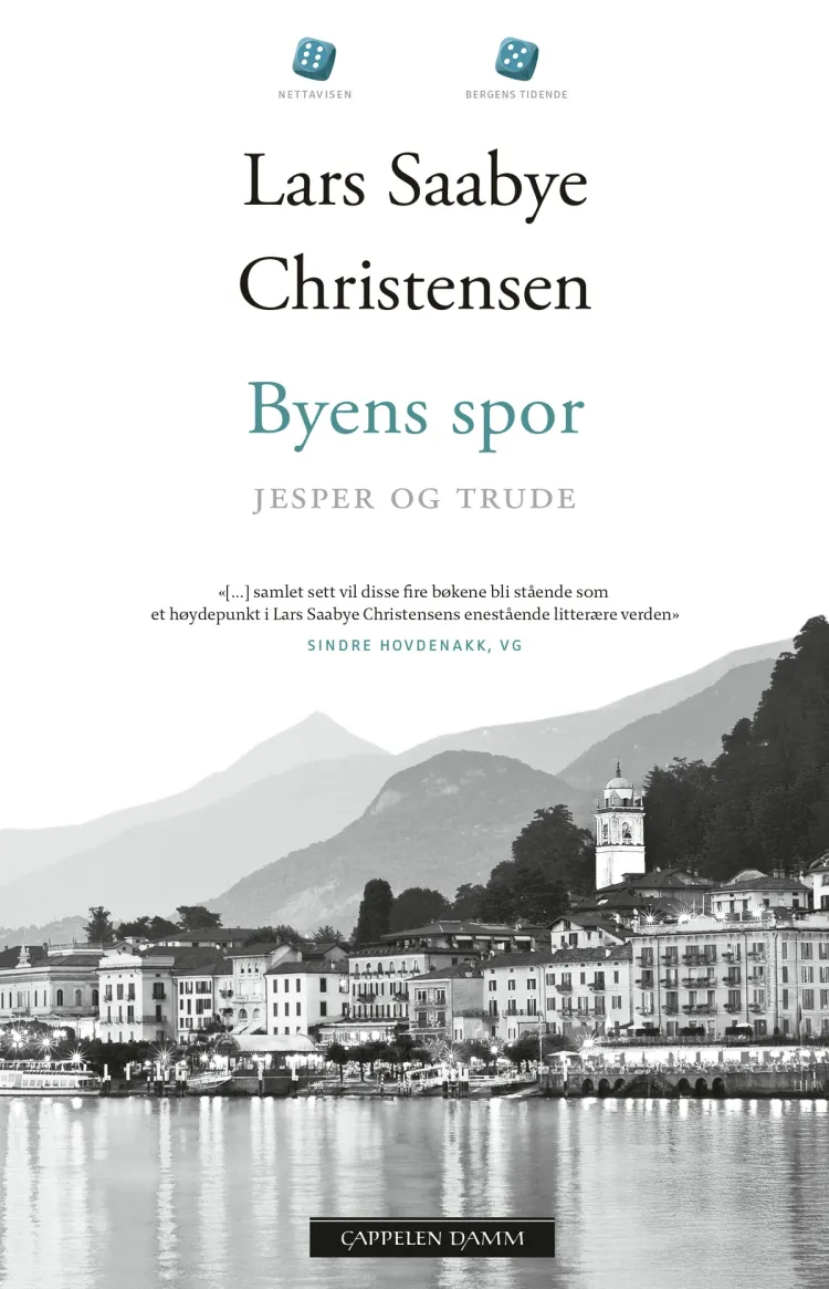 Omslag Byens spor - Jesper og Trude av Lars Saabye Christensen (Heftet)
