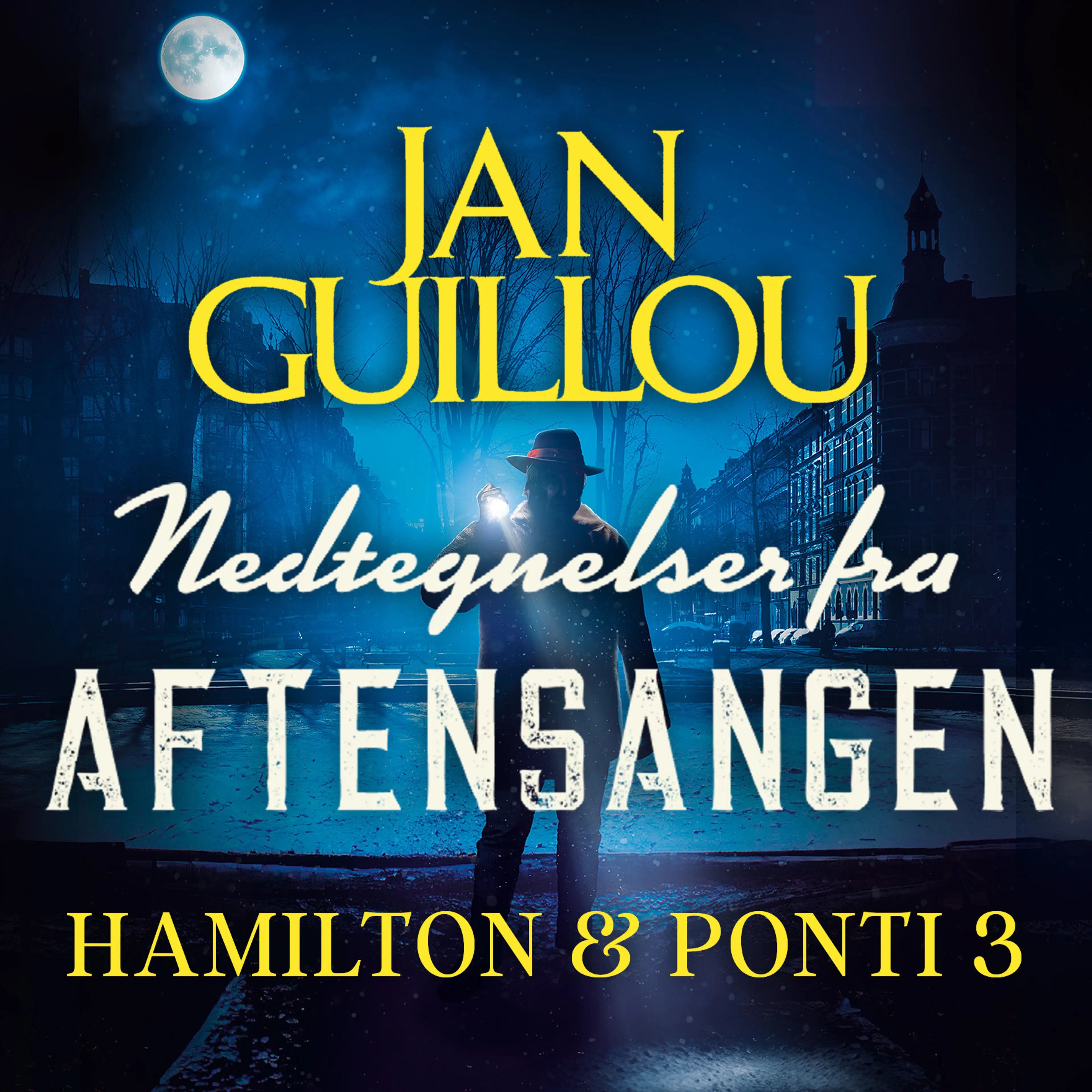 Omslag Nedtegnelser fra aftensangen av Jan Guillou (Lydbok)