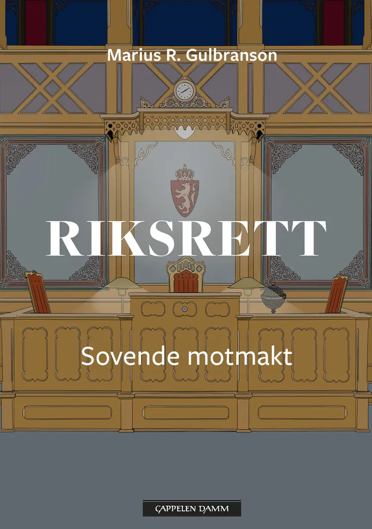 Omslag Riksrett av Marius R. Gulbranson (Innbundet)