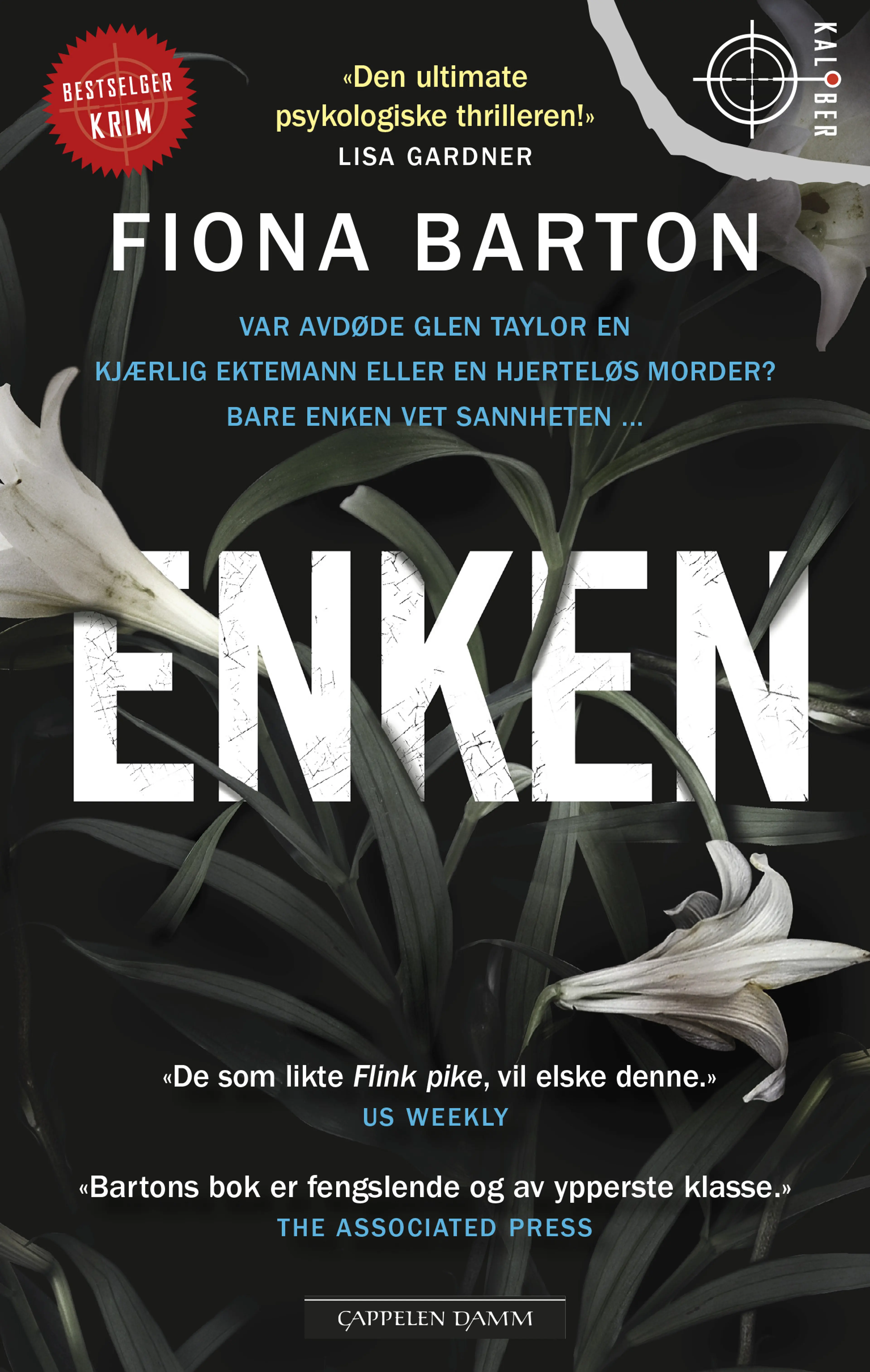 Omslag Enken av Barton, Fiona (Heftet)