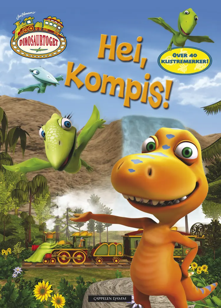 Omslag Dinosaurtoget - Hei, Kompis! av Mona Miller (Heftet)