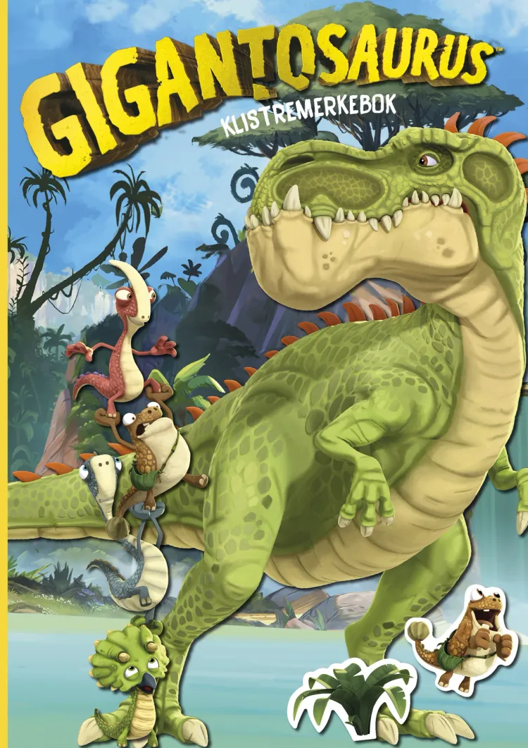 Omslag Gigantosaurus klistremerkebok (Heftet)