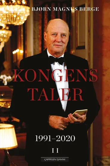 Omslag Kongens taler 1991-2020 av Bjørn Magnus Berge (Innbundet)