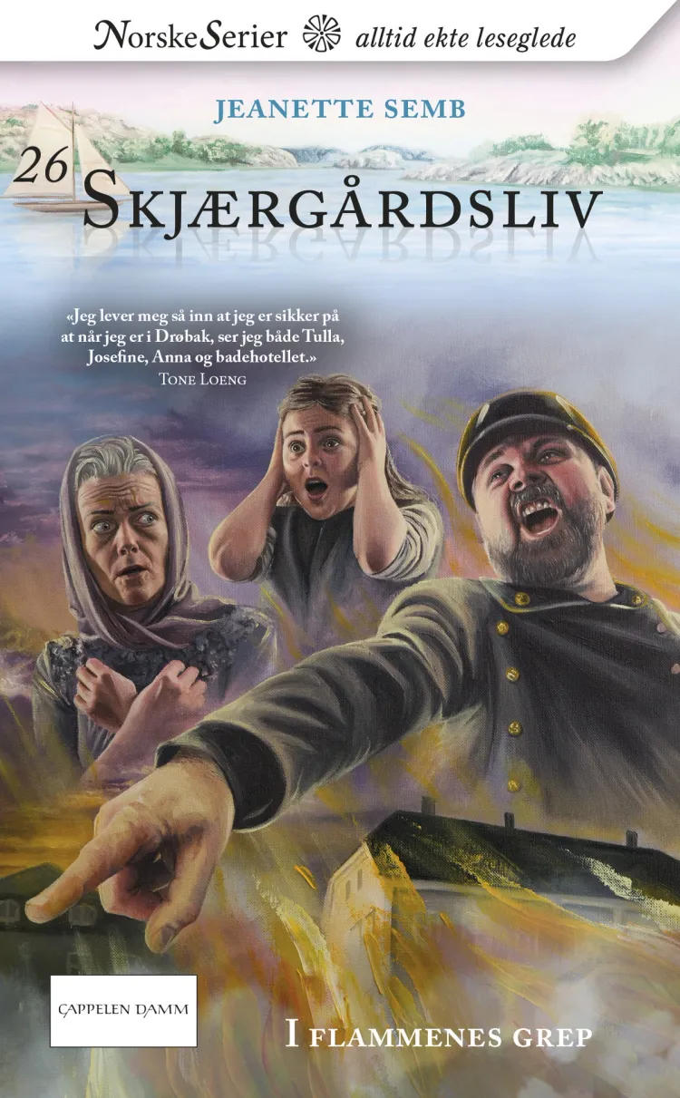 Omslag I flammenes grep av Jeanette Semb (Ebok)