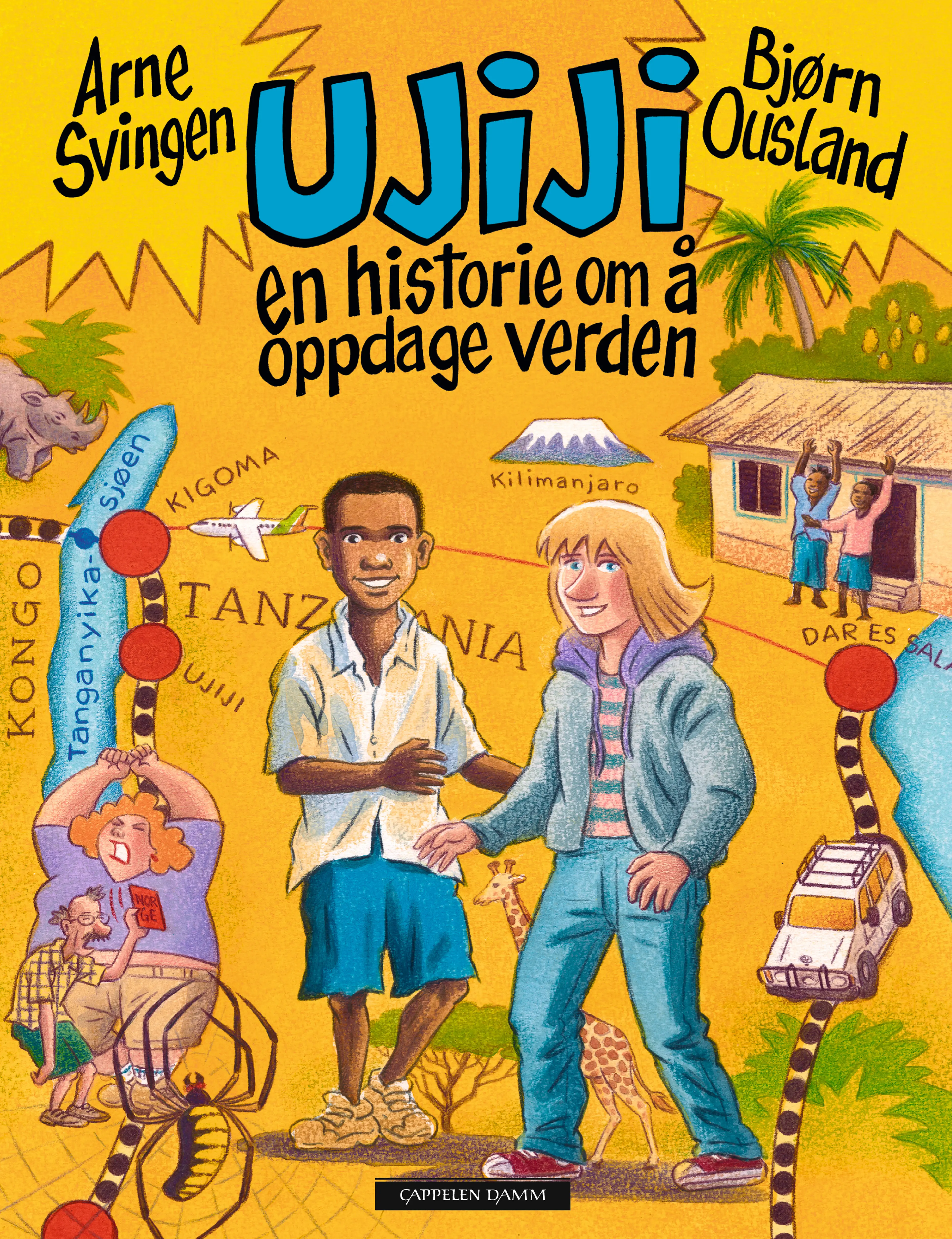 Omslag Ujiji - en historie om å oppdage verden av Arne Svingen og Bjørn Ousland (Innbundet)
