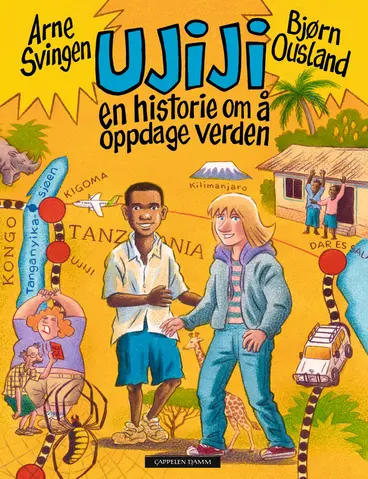 Omslag Ujiji - en historie om å oppdage verden av Arne Svingen og Bjørn Ousland (Innbundet)