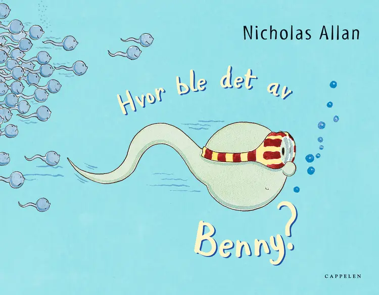 Omslag Hvor ble det av Benny? av Nicholas Allan (Innbundet)