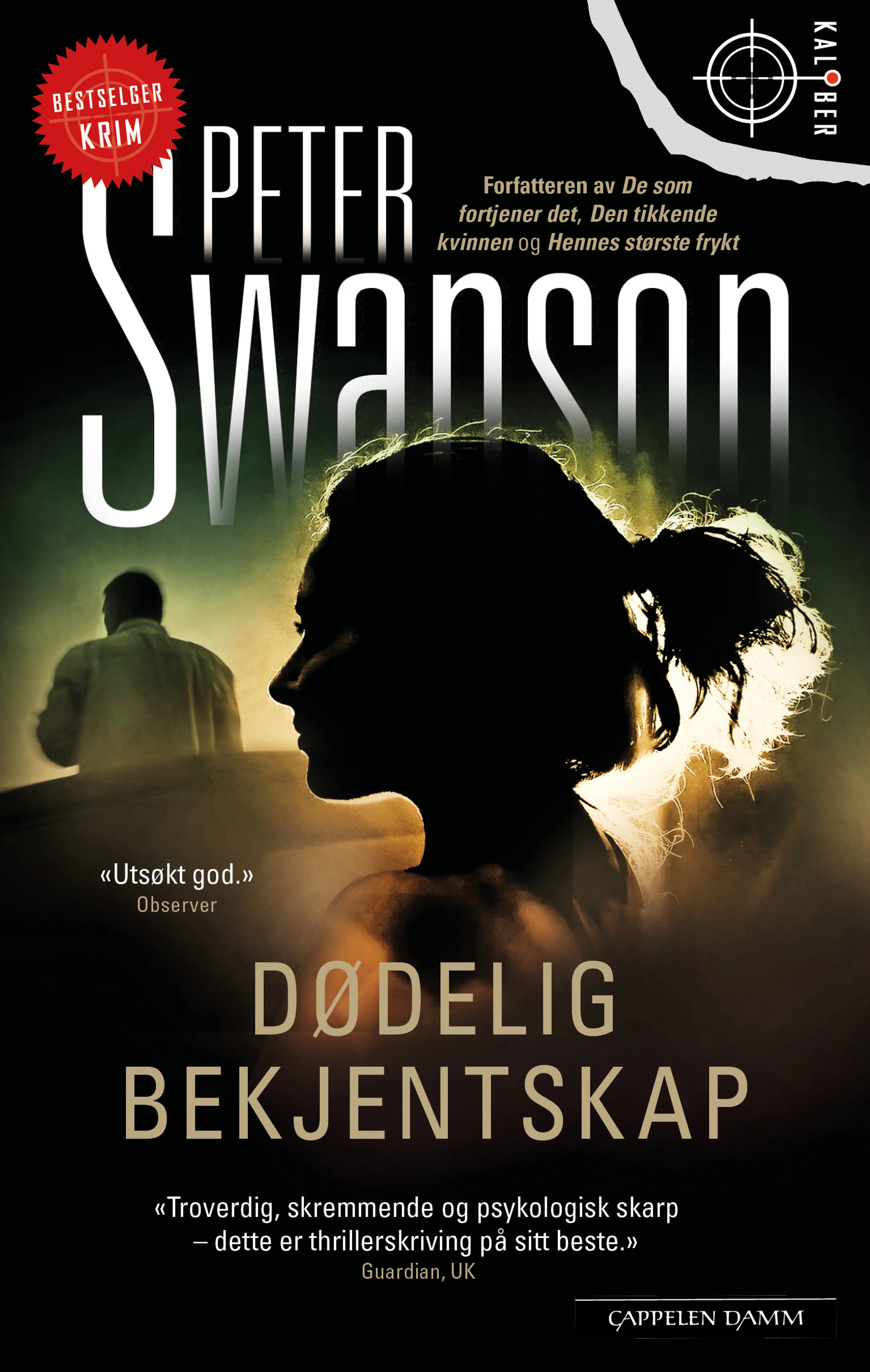 Omslag Dødelig bekjentskap av Peter Swanson (Heftet)