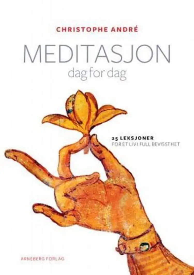 Omslag Meditasjon dag for dag av Christophe André (Heftet)