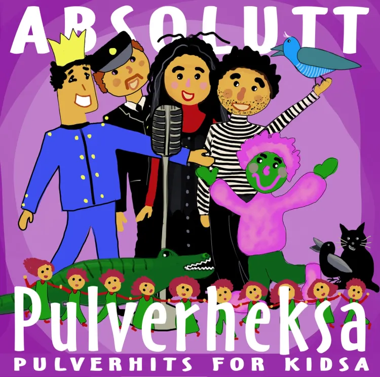 Omslag ABSOLUTT Pulverheksa av Ingunn Aamodt (Lydbok)