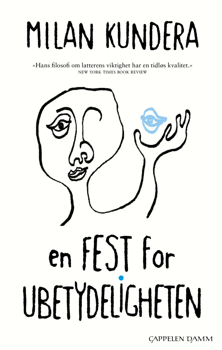 Omslag En fest for ubetydeligheten av Milan Kundera (Heftet)