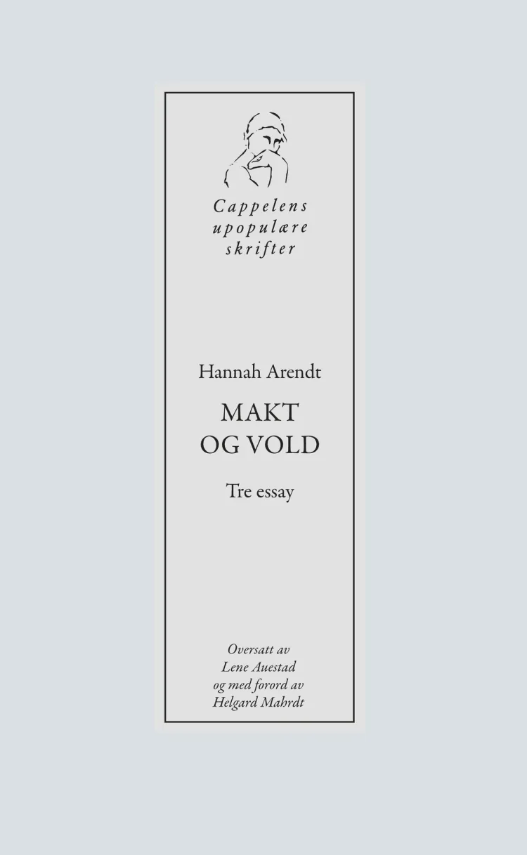 Omslag Makt og vold av Hannah Arendt (Heftet)