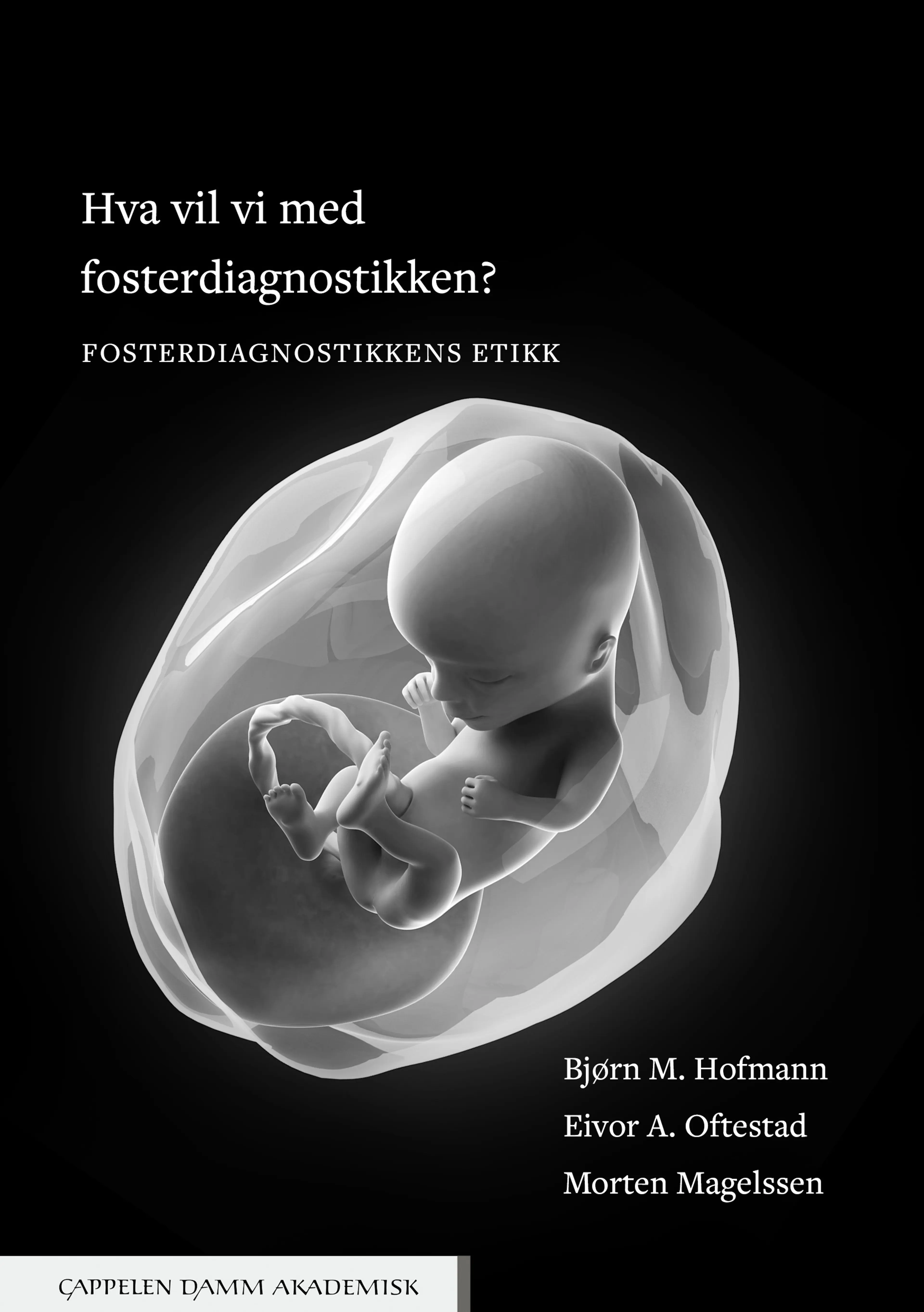 Omslag Hva vil vi med fosterdiagnostikken? av Morten Magelssen, Eivor Andersen Oftestad og Bjørn M. Hofmann (Heftet)