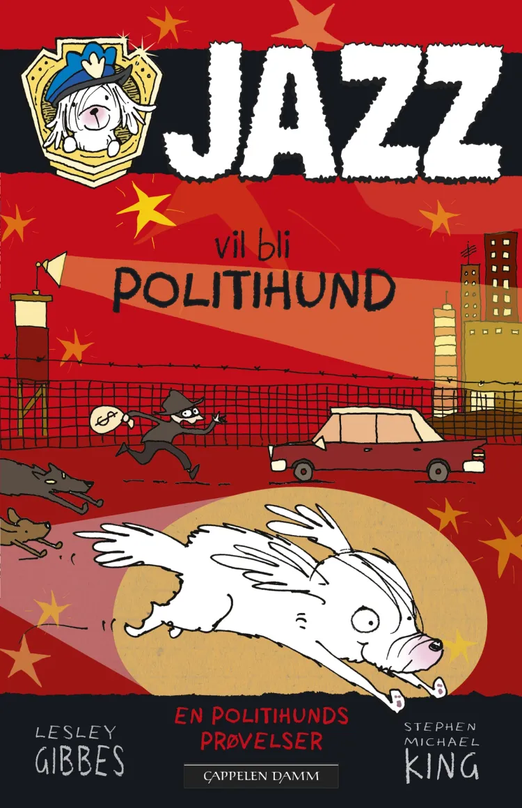 Omslag Jazz vil bli politihund av Lesley Gibbes (Ebok)
