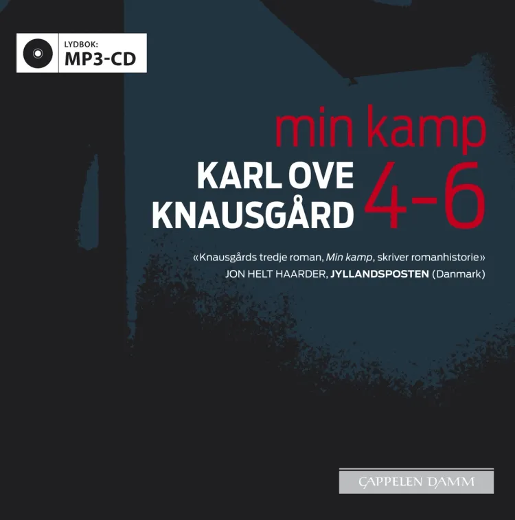 Omslag Min kamp 4-6 av Karl Ove Knausgård (CD)