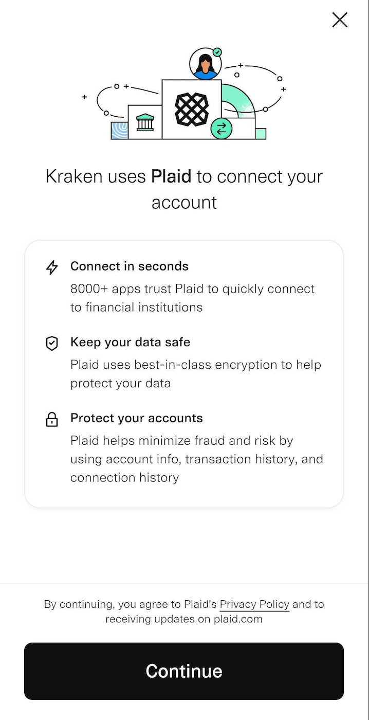 How do I use Plaid ACH for Instant Buy using USD? | Kraken