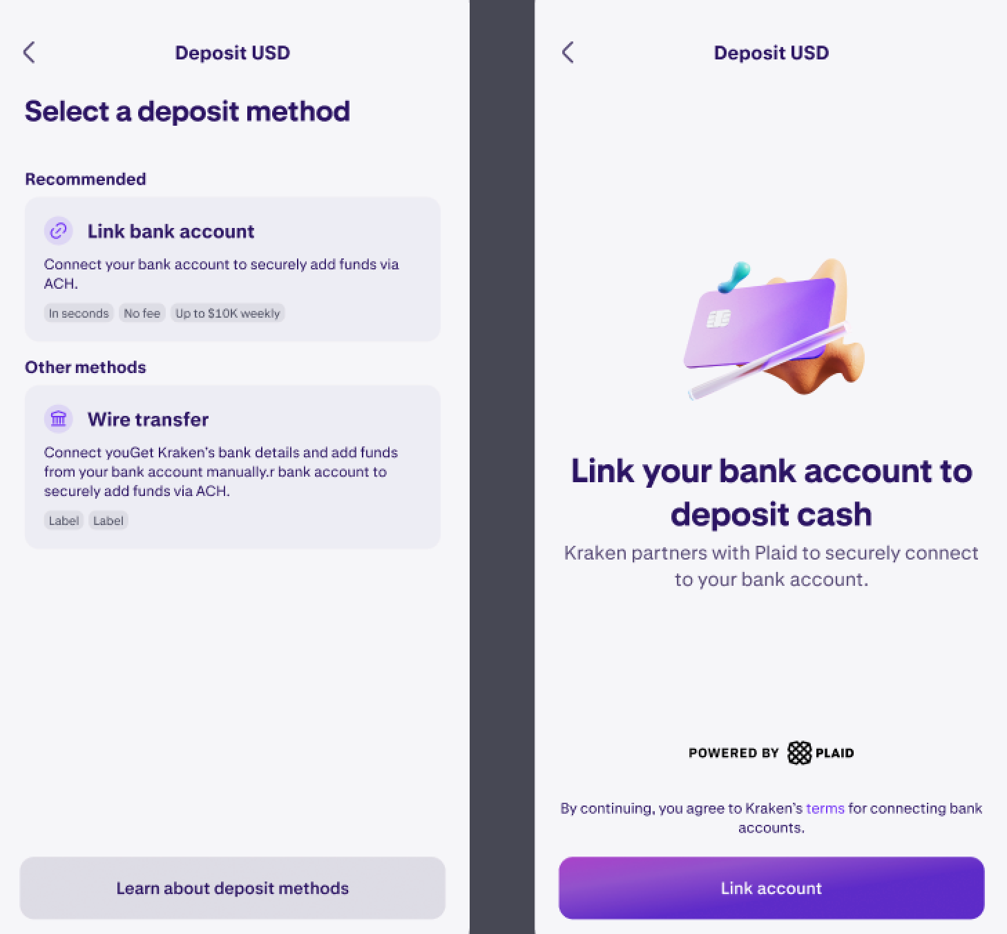 How do I use Plaid ACH for Instant Buy using USD? | Kraken