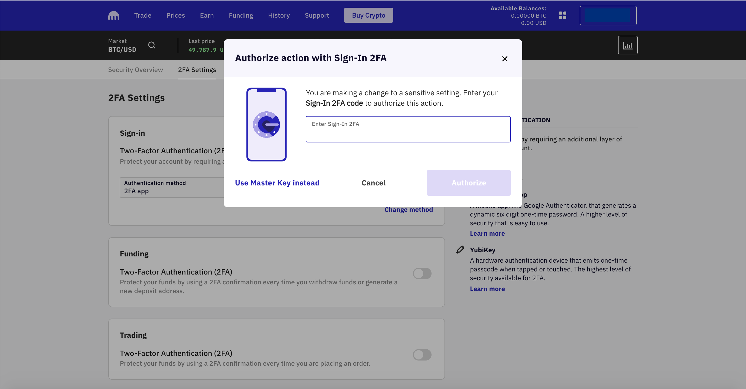 What is Step-up 2FA? | Kraken