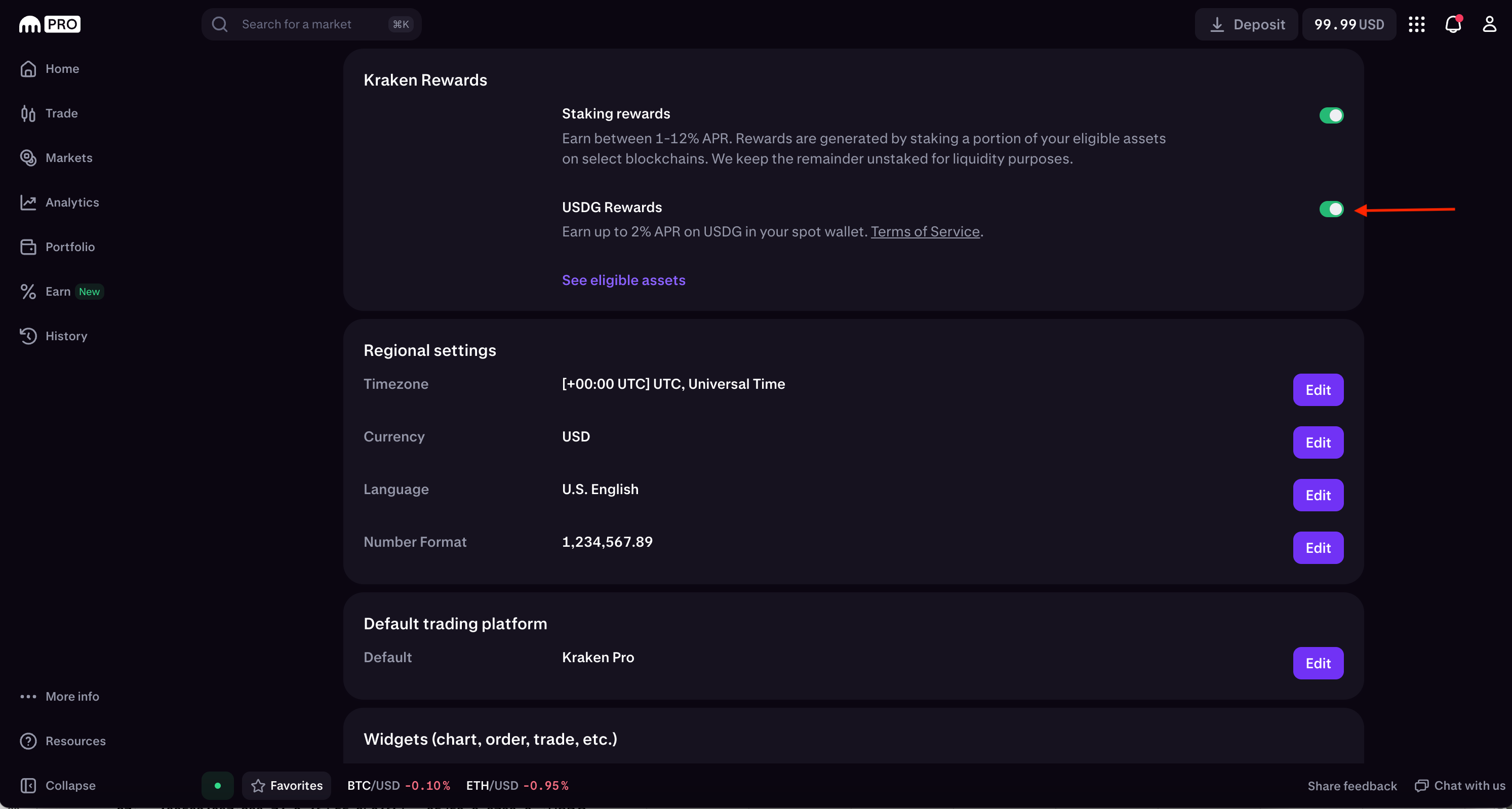 Overview of USDG Rewards | Kraken