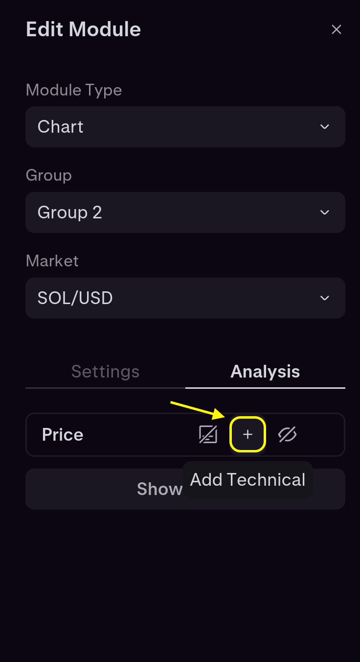 How to add technical analysis indicators to Kraken Desktop charts | Kraken