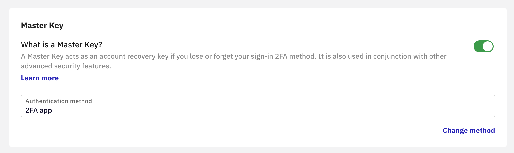 What is a Master Key? | Kraken