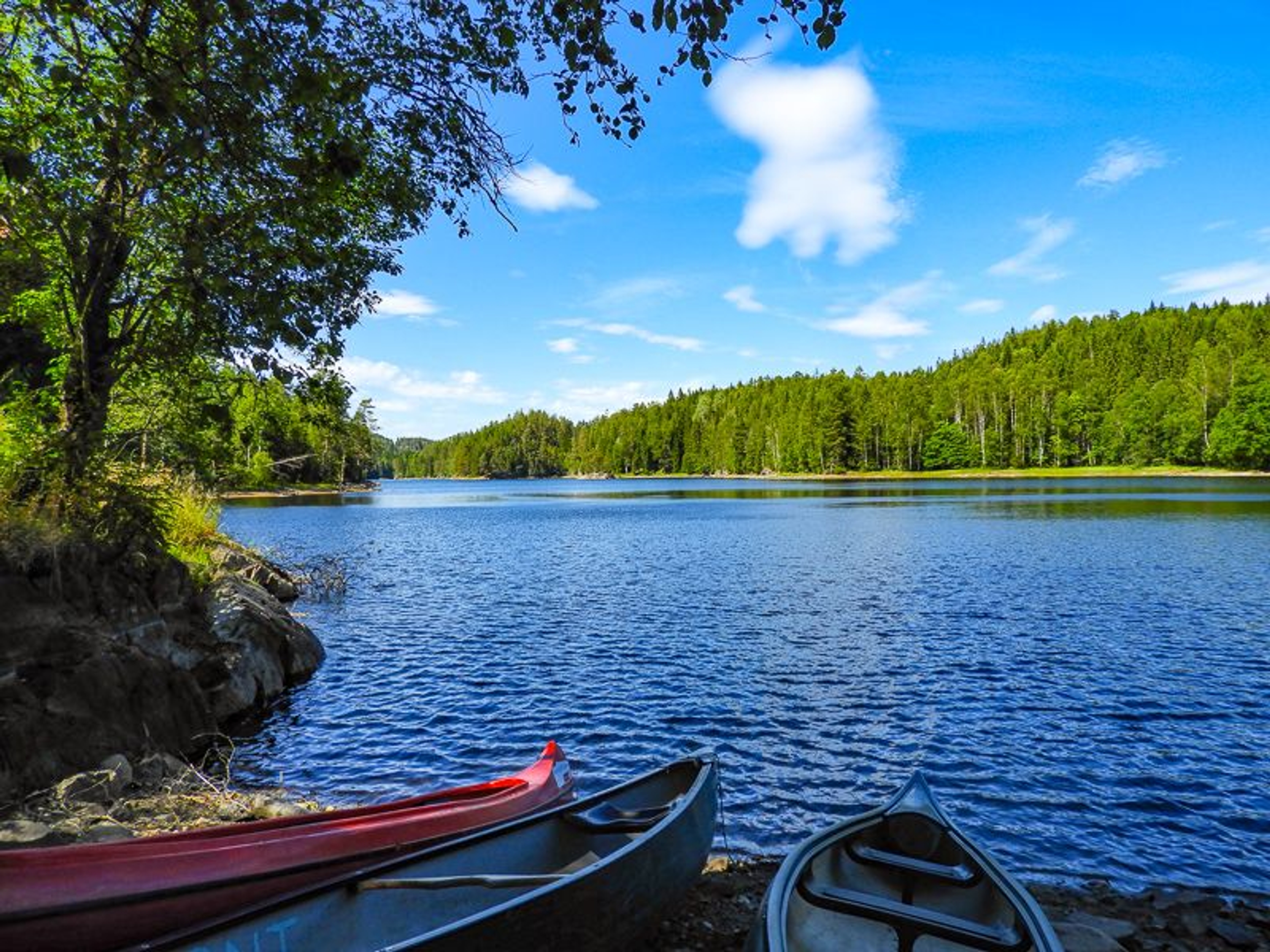 Padling på Semssvannet