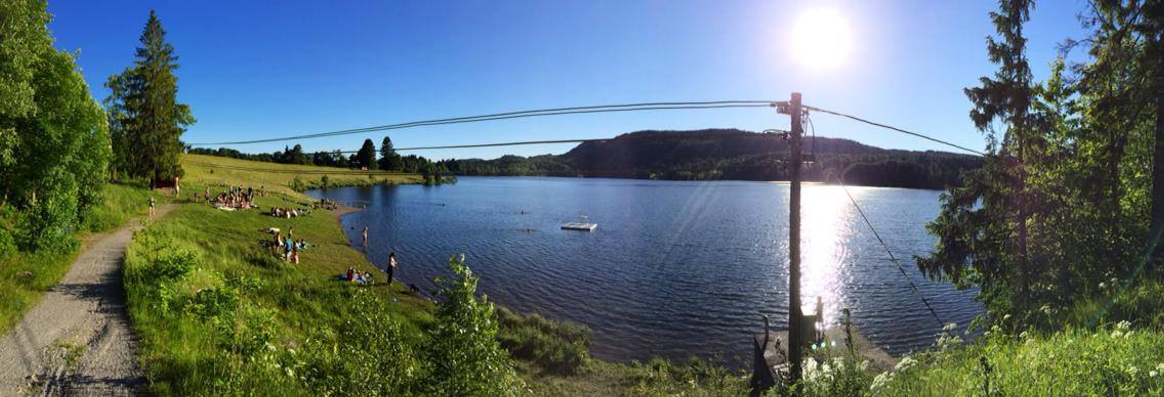 Bilde fra Semsvannet