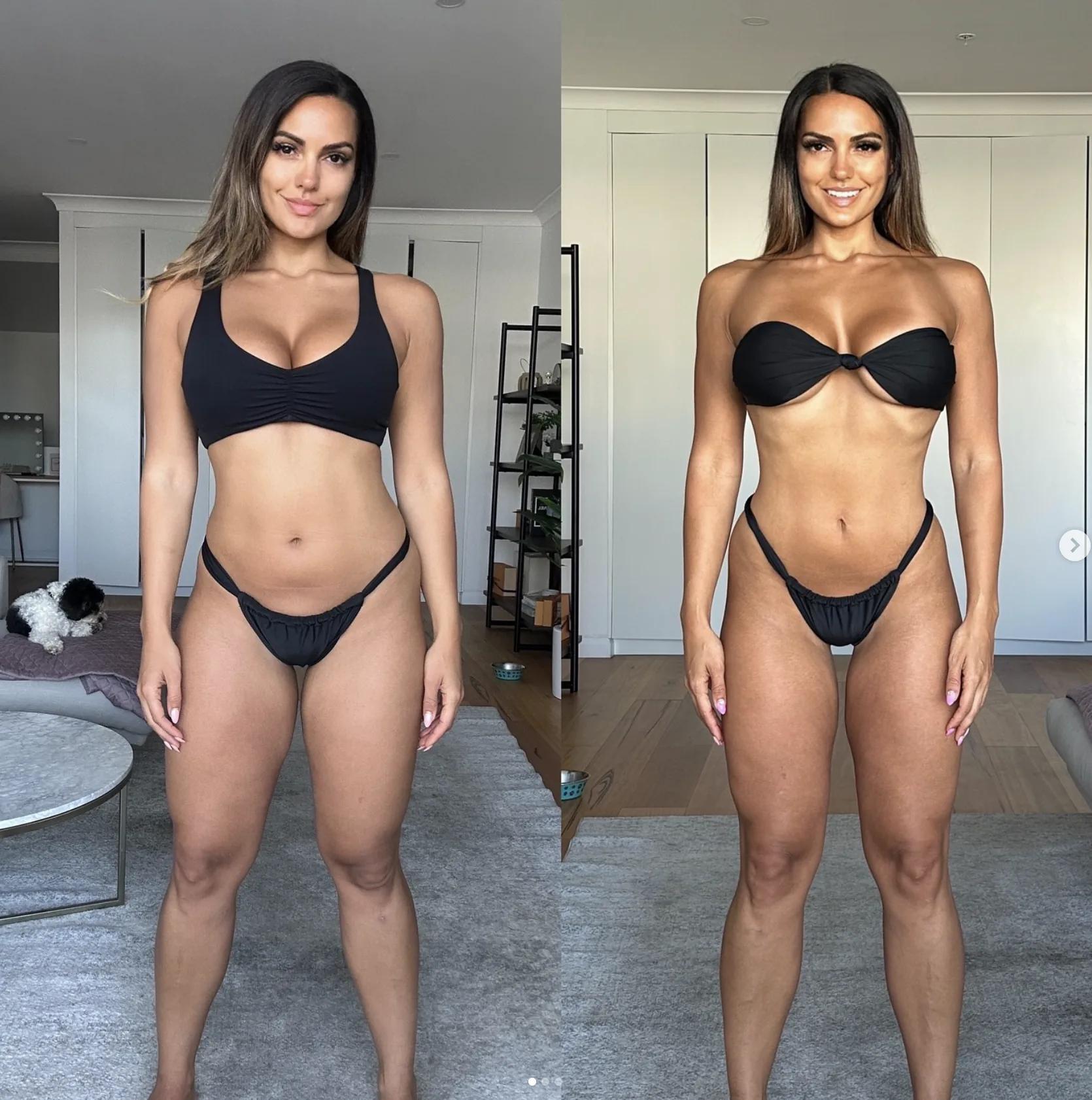 Lara G before and after