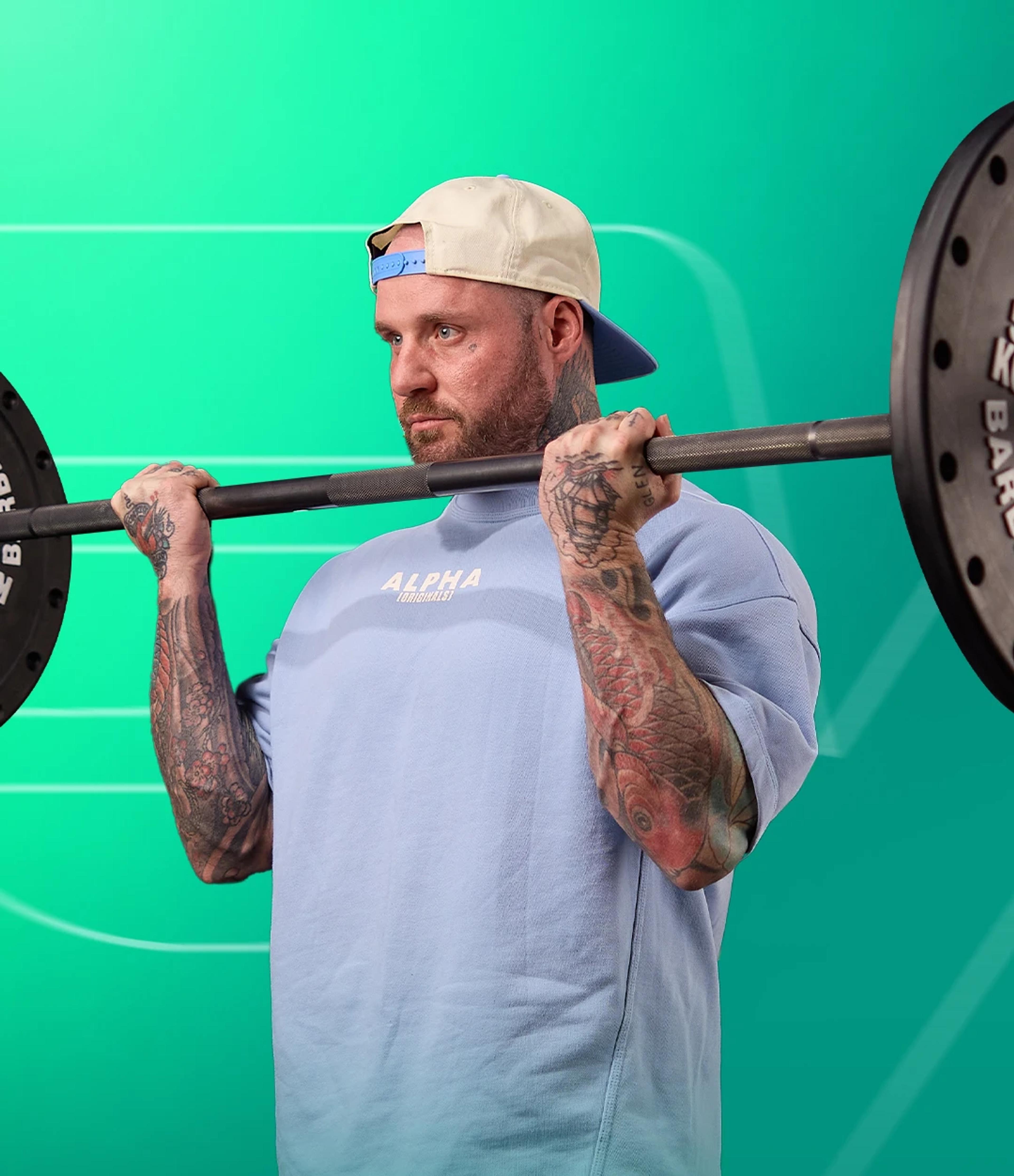 Male fitness cover