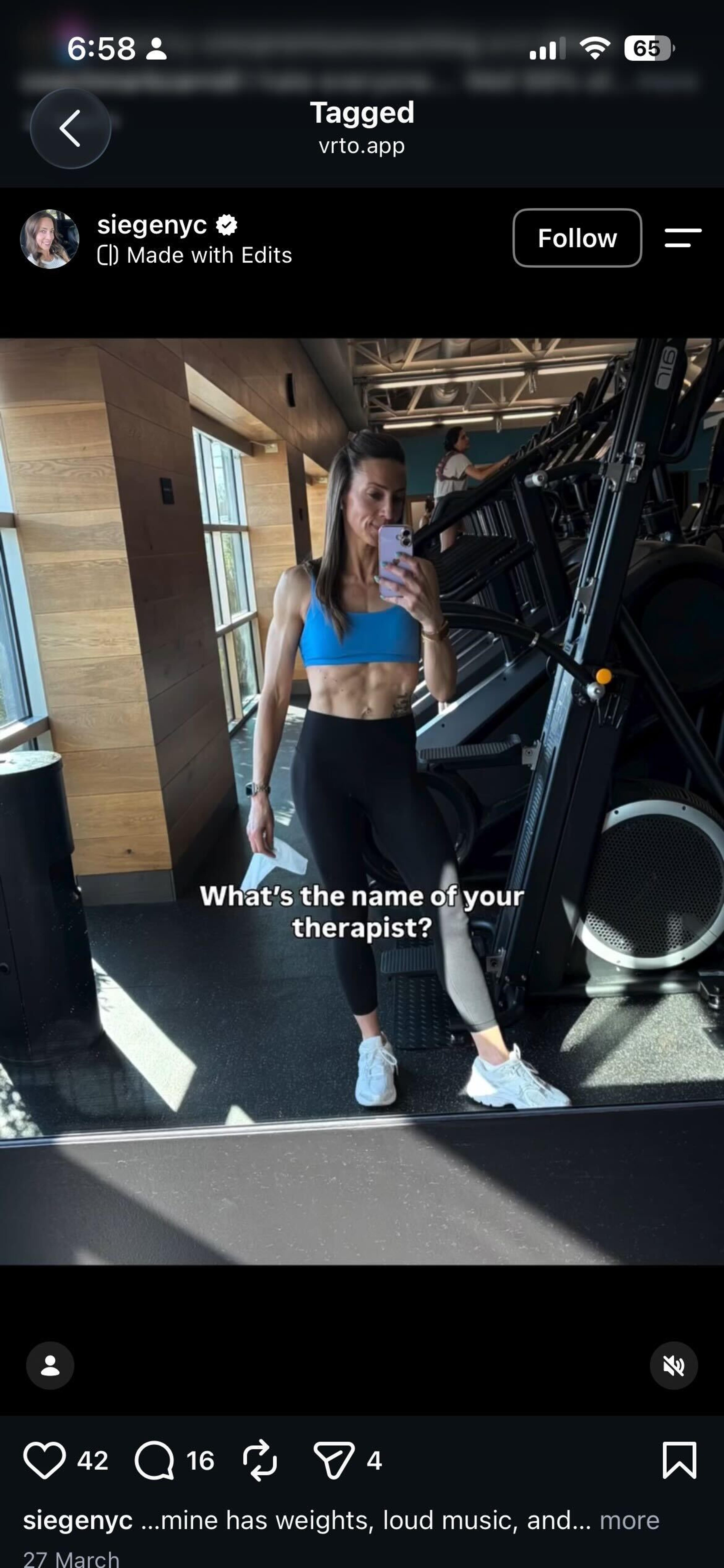 Woman posing image