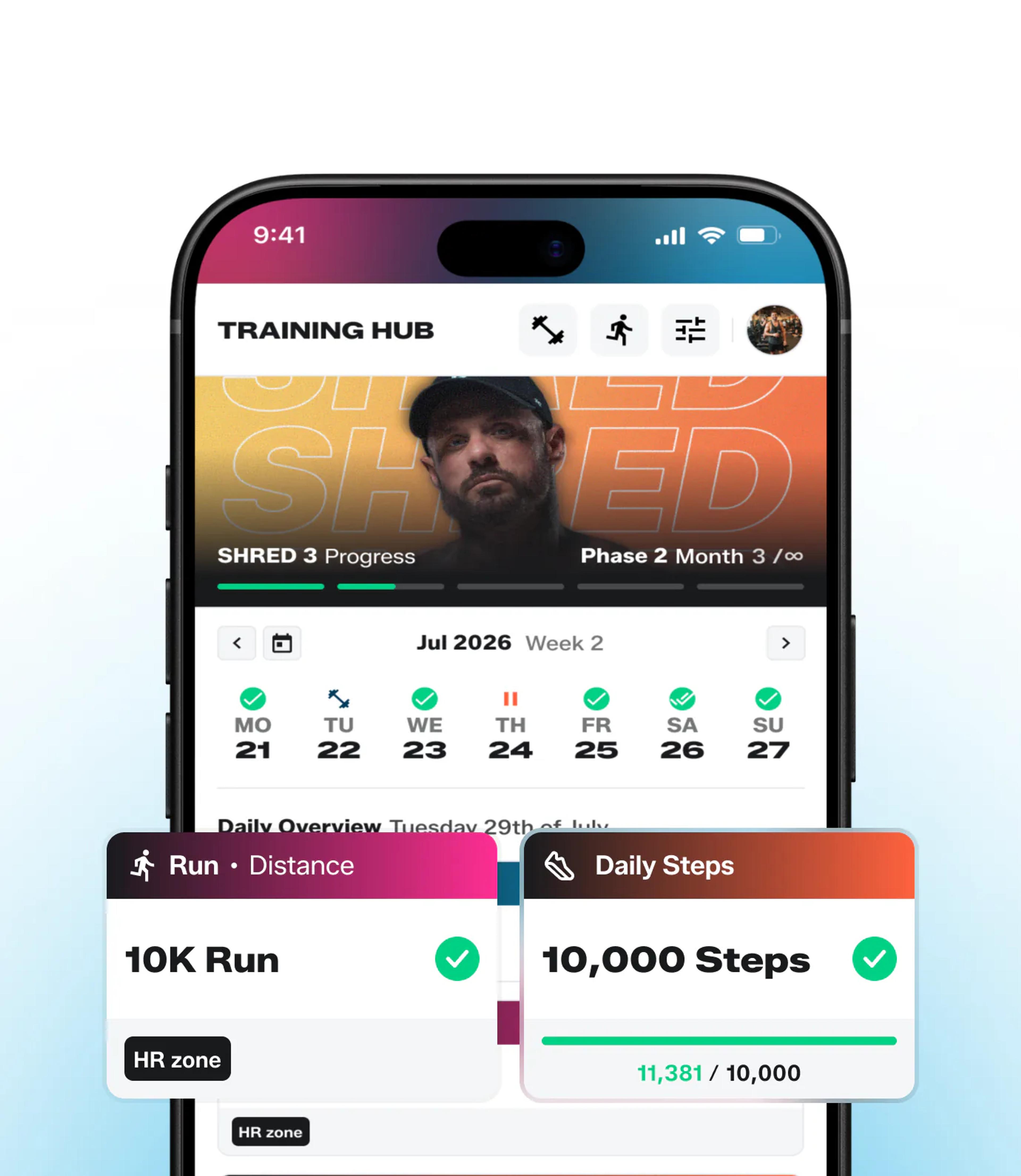 Vrto App workout training hub