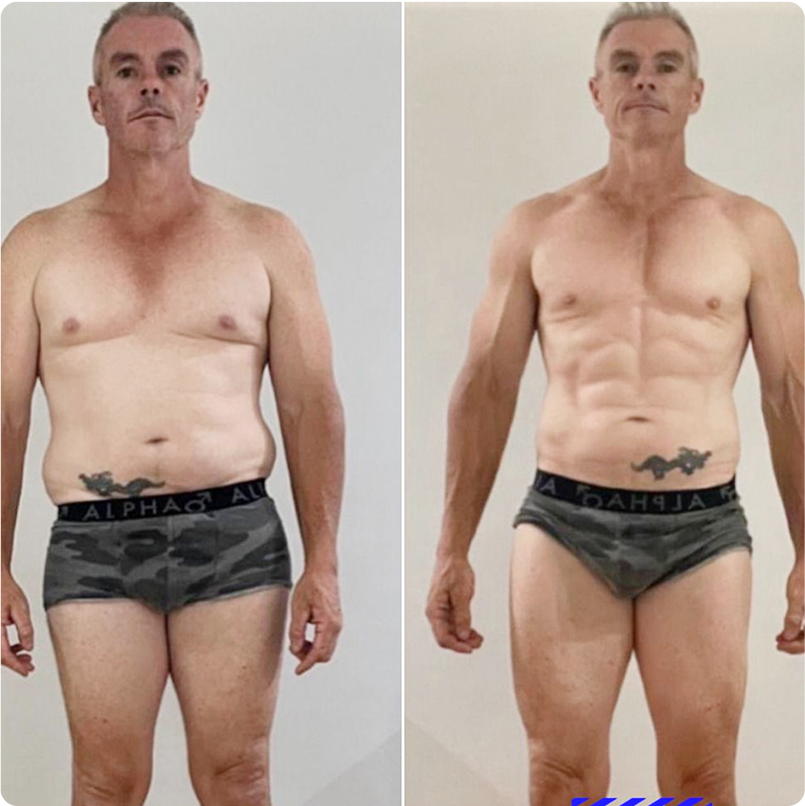 Scott before and after