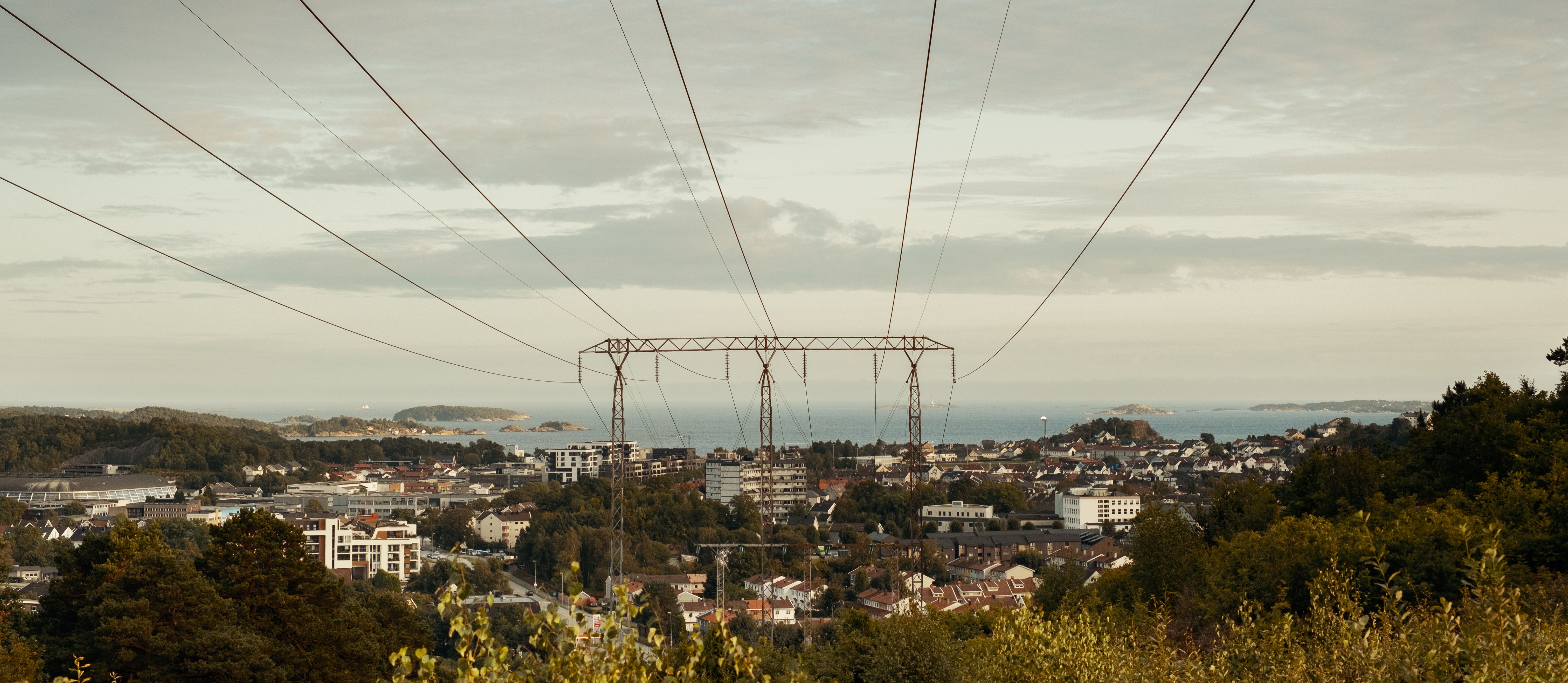 Strømnettet i Agder. 