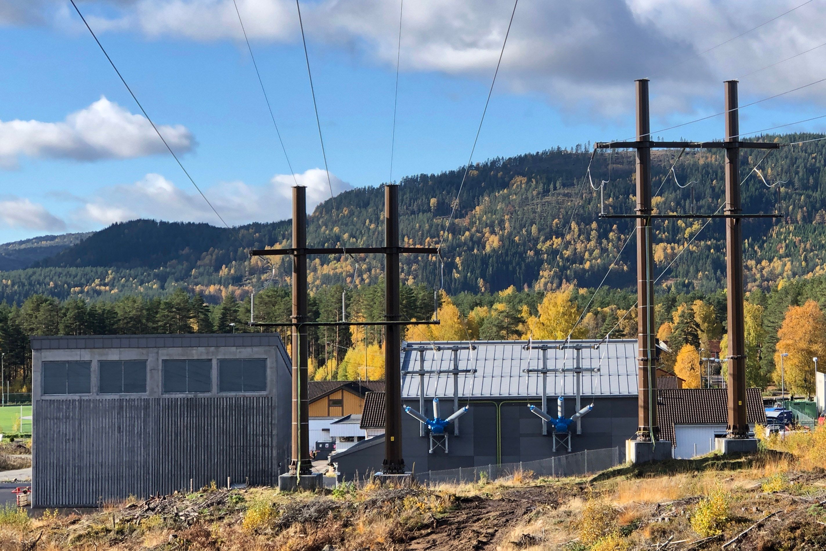 I den nye transformatorstasjonen på Evje har Glitre Nett valgt bærekraftige løsninger.
