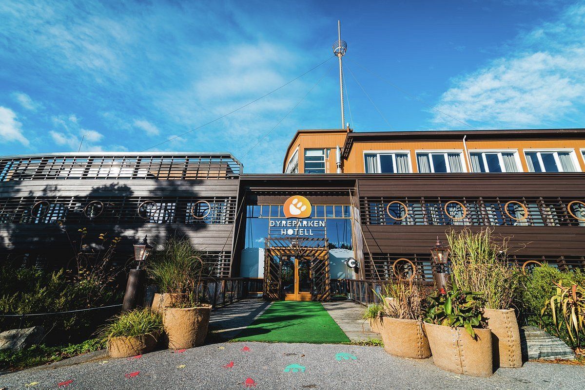 Inngangspartiet til Dyreparken Hotell