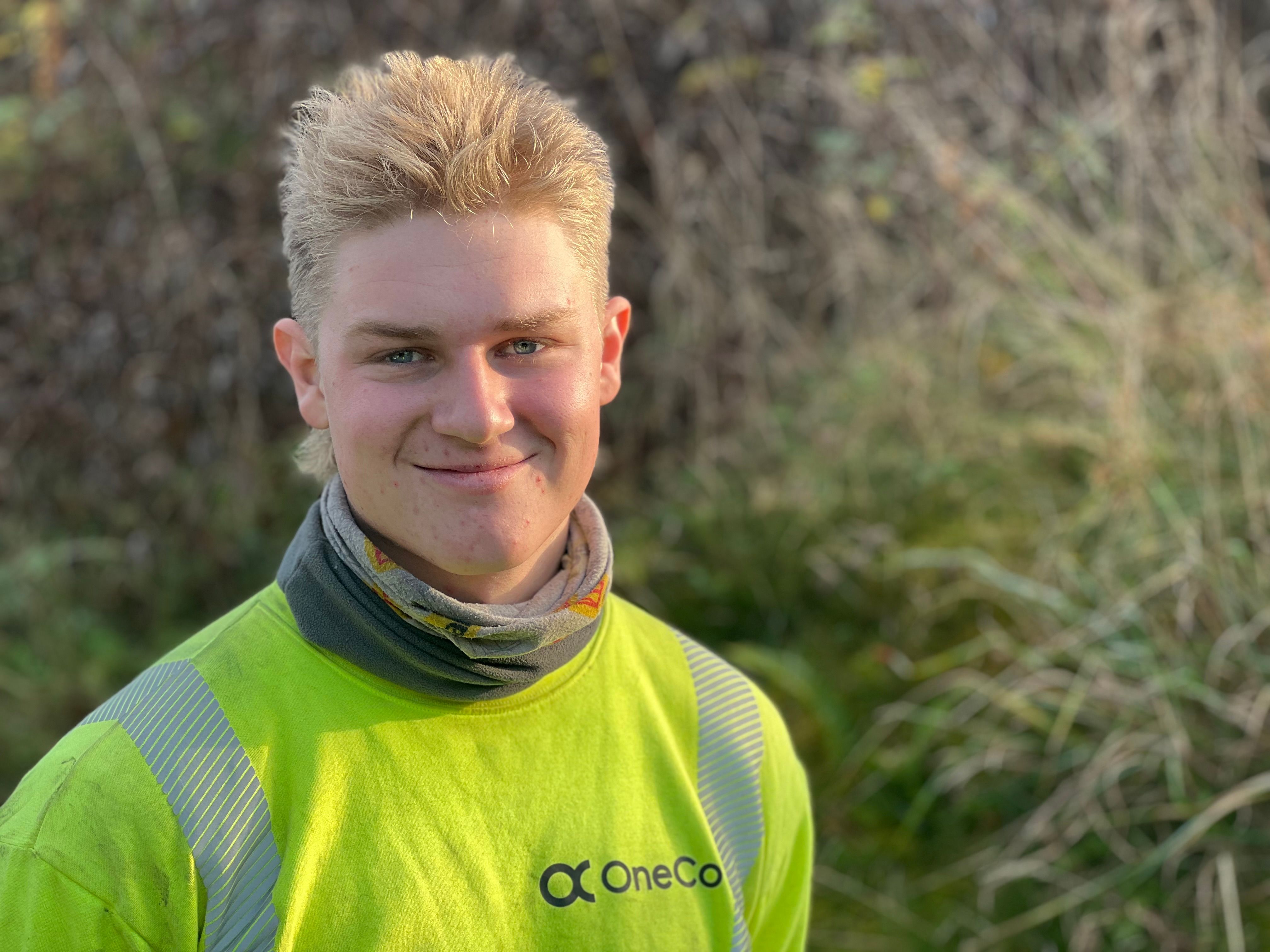 profilbilde av ung montørlærling