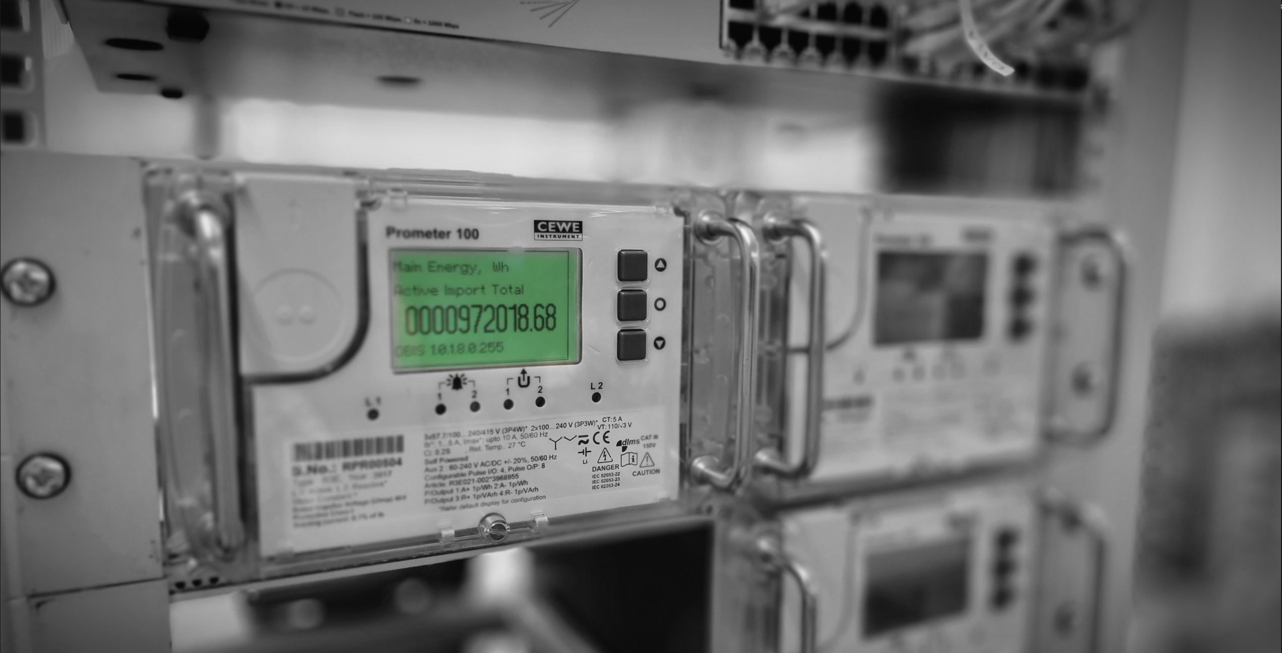 Bilde av rack måler