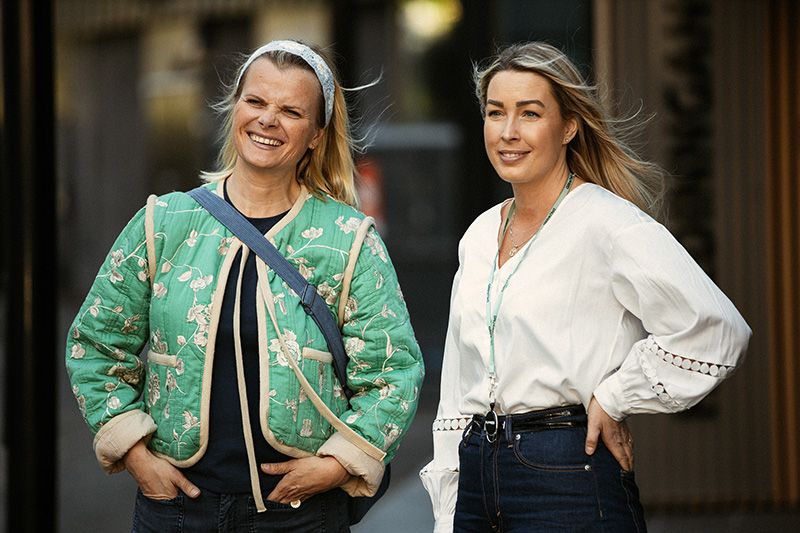 Portrett av to damer