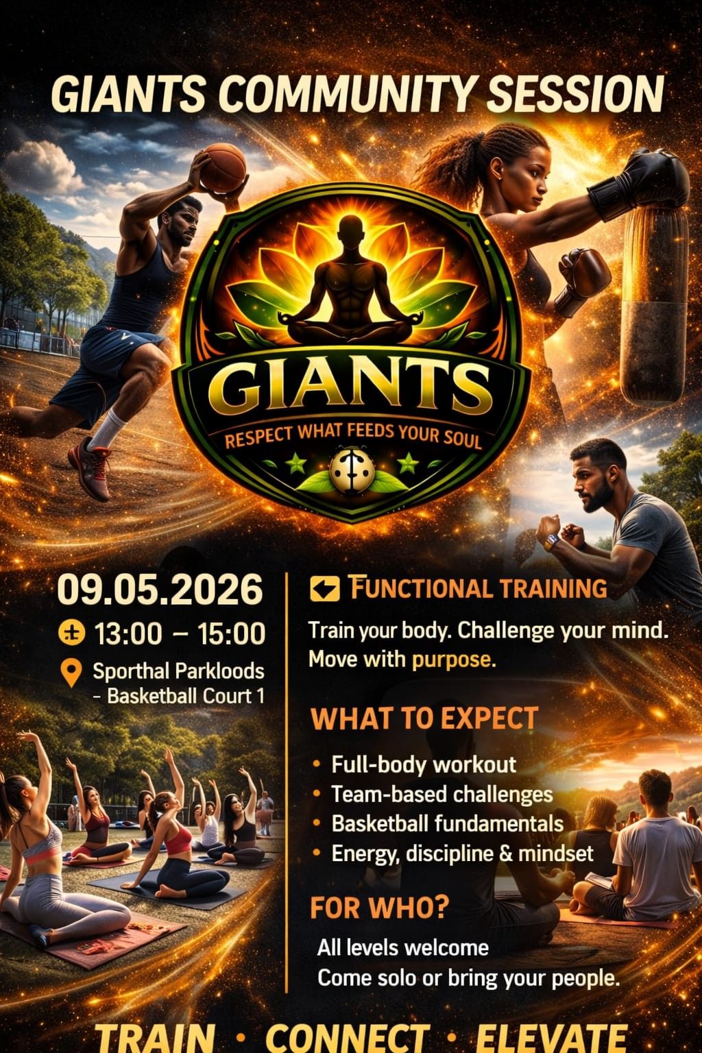 GIANTS Community Functional Training poster
