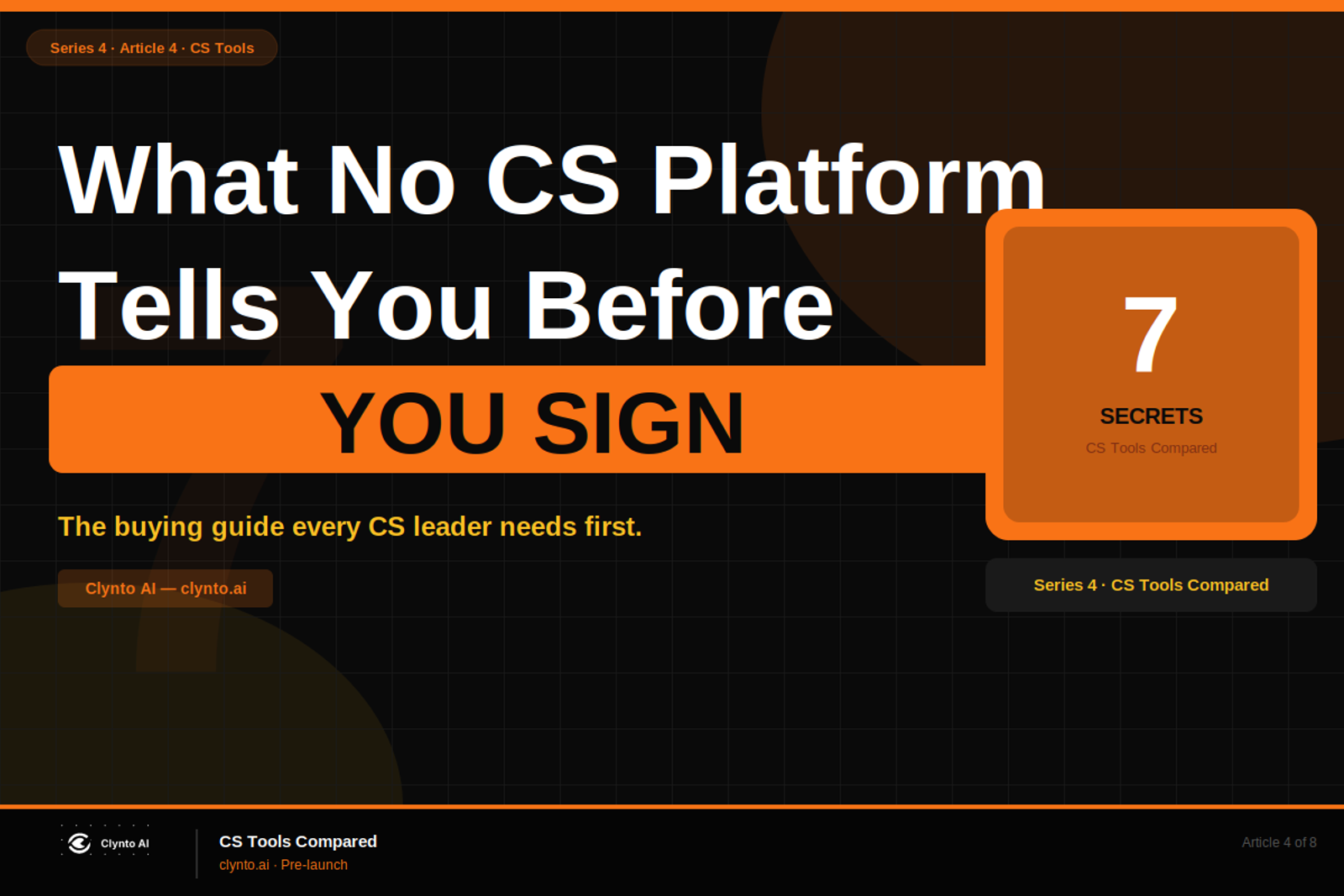 What no CS platform tells you before you sign the contract - 7 things every CS leader needs to know