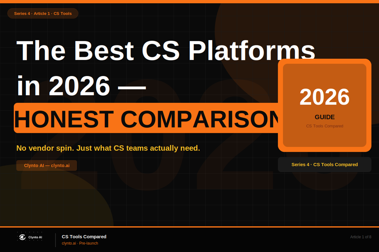 The best customer success platforms in 2026 — an honest comparison of Gainsight, Totango, Clynto AI and more