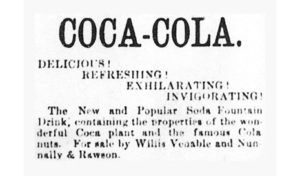 El primer anuncio publicitario de Coca-Cola