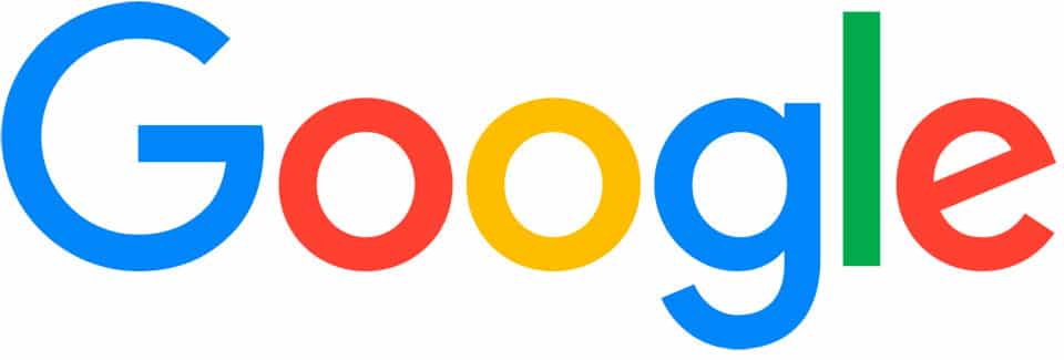 Logotipo de Google en azul, rojo, amarillo y verde
