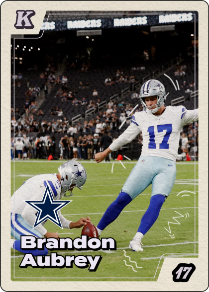 Brandon Aubrey card